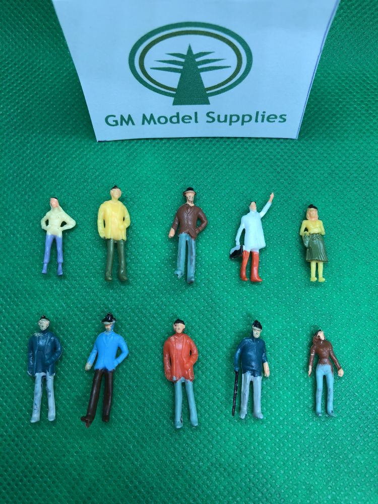 Model Railway Mixed Painted Figures John Ayrey Die Casts